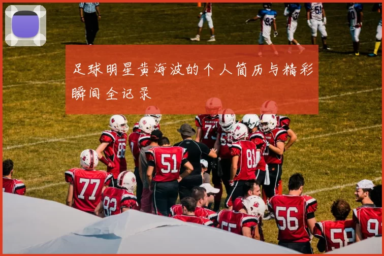 足球明星黄海波的个人简历与精彩瞬间全记录