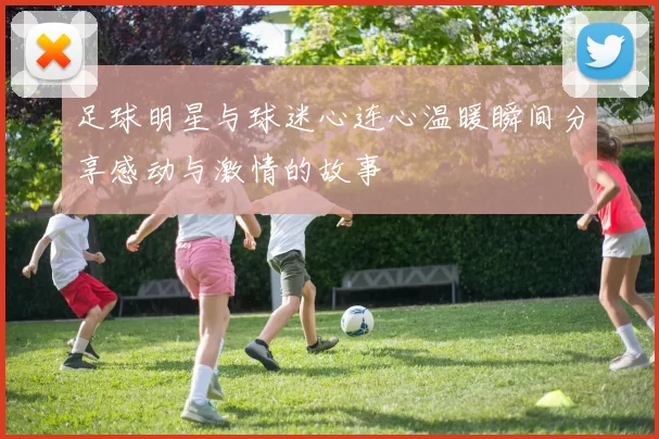 足球明星与球迷心连心温暖瞬间分享感动与激情的故事